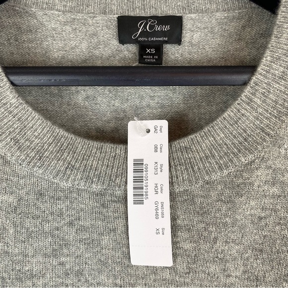 NWT J. Crew Cashmere Slim Fit Crewneck Sweater - Picture 4 of 7